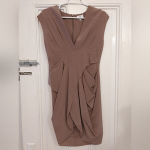 Blush/mauve silk dress size small